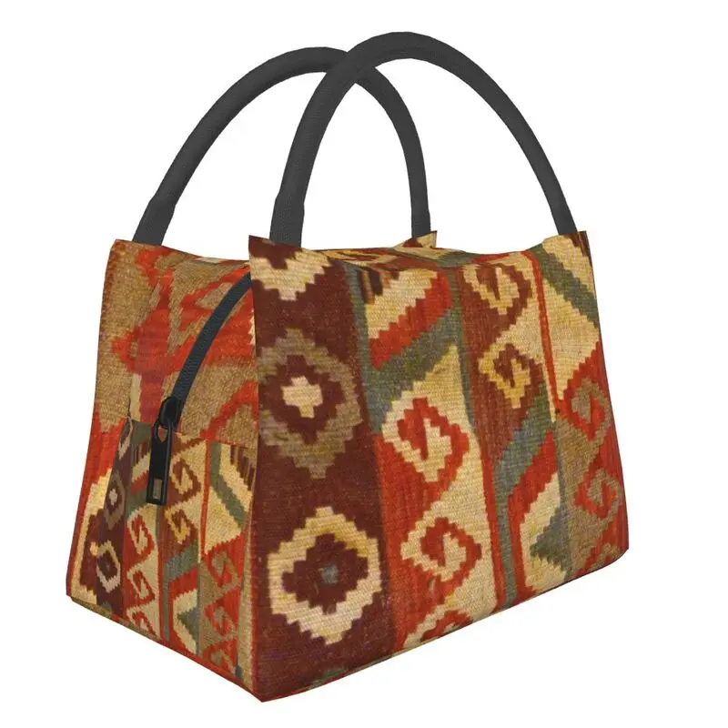 Custom Vintage Art Turkish Blanket Kilim Lunch Bags Women Thermal Cooler Insulated Lunch Boxes for Picnic Camping Work Travel
Custom Vintage Art Turkish Blanket Kilim Lunch Bags Women Thermal Cooler Insulated Lunch Boxes for Picnic Camping Work Travel