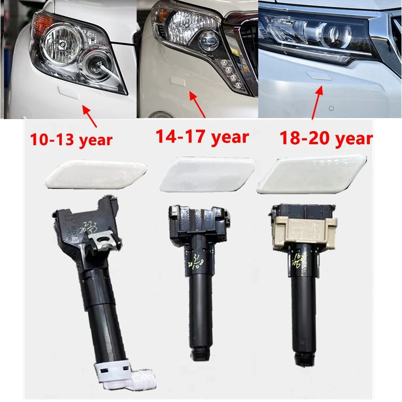 Car Front Bumper Headlight Washer Spray Jet Nozzle Pump Cover Cap For Toyota Land Cruiser Prado LC150 2010 2011 2012-2019 2020
Car Front Bumper Headlight Washer Spray Jet Nozzle Pump Cover Cap For Toyota Land Cruiser Prado LC150 2010 2011 2012-2019 2020