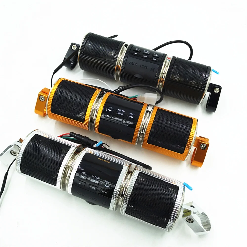 MT487 Motorcycle Car Mp3 Bluetooth Audio Handlebar Built-In Subwoofer Waterproof All-In-One Player Speaker Radio Music Player
MT487 Motorcycle Car Mp3 Bluetooth Audio Handlebar Built-In Subwoofer Waterproof All-In-One Player Speaker Radio Music Player