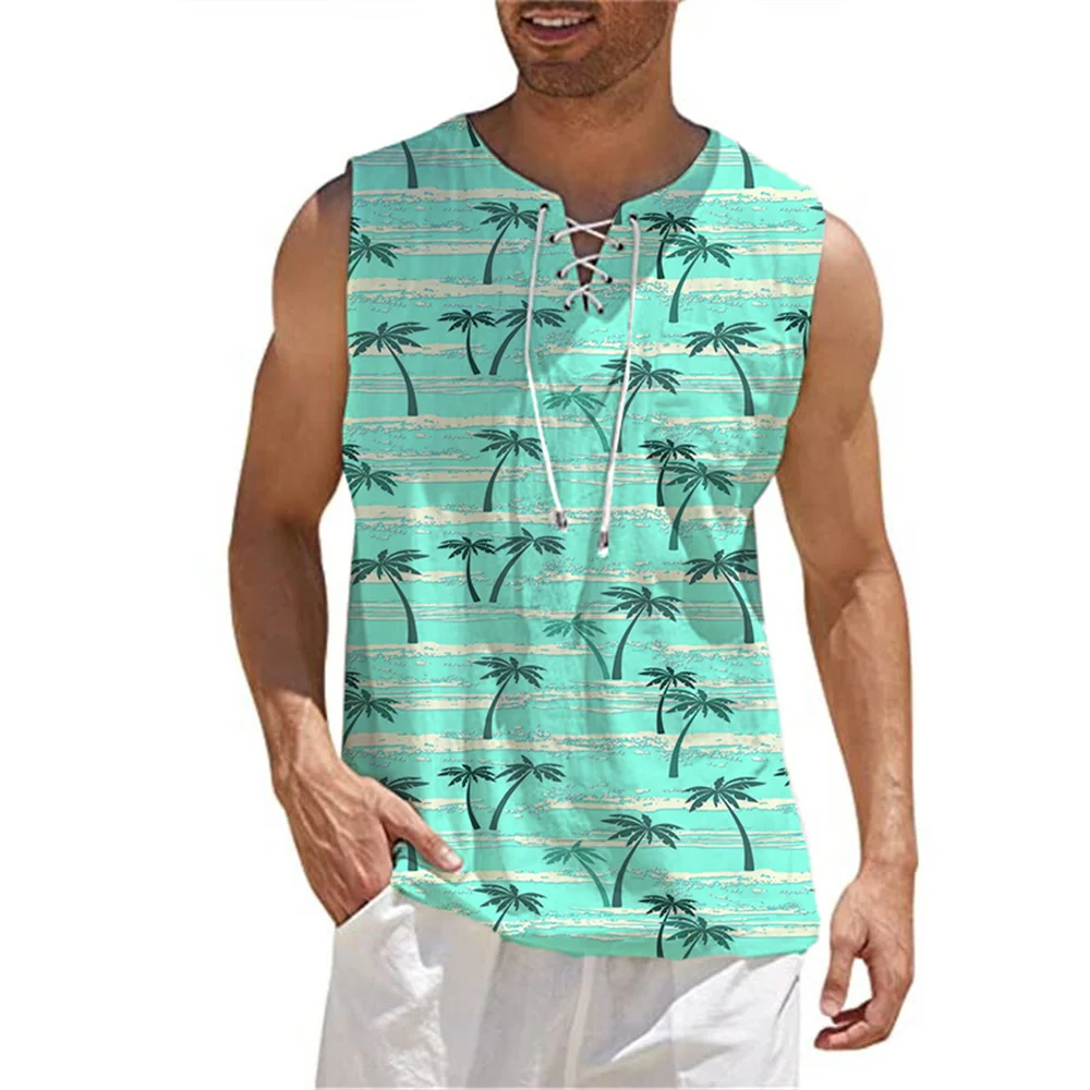 2022 New Summer Fashion Men's Sleeveless Lace-Up Vest Loose V-Neck Pocket Men's High Quality Street Sportswear
2022 New Summer Fashion Men's Sleeveless Lace-Up Vest Loose V-Neck Pocket Men's High Quality Street Sportswear