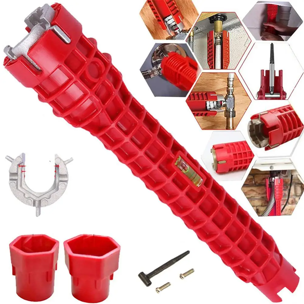 8/5 In 1 Sink Wrench Faucet And Sink Installer Wrench Household Water Pipe Faucet Wash Basin Corner Valve Sink Repair Tools
8/5 In 1 Sink Wrench Faucet And Sink Installer Wrench Household Water Pipe Faucet Wash Basin Corner Valve Sink Repair Tools