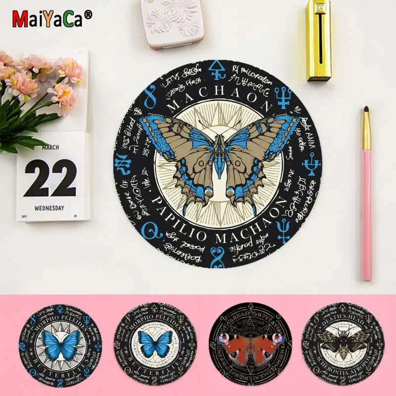 MaiYaCa Butterfly Pattern Series INS Tide Round Thickened Mouse Pad Oversized Gaming Keyboard Table Mat Desk Set Deskpad Decor
MaiYaCa Butterfly Pattern Series INS Tide Round Thickened Mouse Pad Oversized Gaming Keyboard Table Mat Desk Set Deskpad Decor