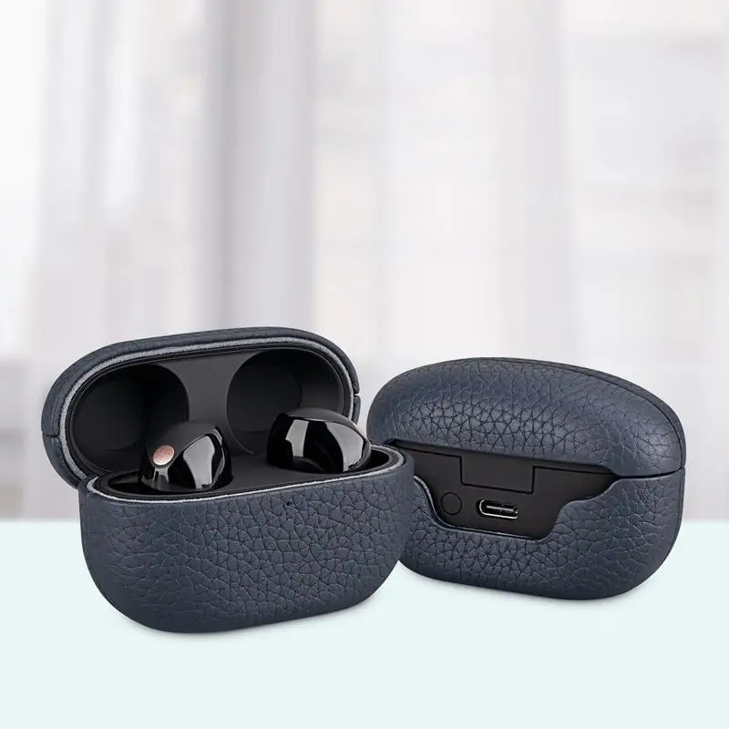 Leather Case For SONY WF-1000XM5 Luxury Cow Leather Handmade WF 1000XM5 Cover Grain Pattern Blutooths Earphone Cases
Leather Case For SONY WF-1000XM5 Luxury Cow Leather Handmade WF 1000XM5 Cover Grain Pattern Blutooths Earphone Cases