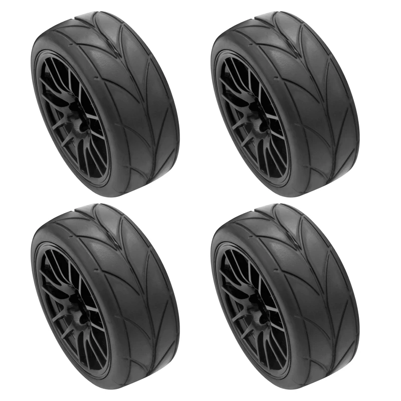 4Pcs 1/10 Rubber Tire Rc Racing Car Tires On Road Wheel Rim Fit For Hsp Hpi 9068-6081 Rc Car Part
4Pcs 1/10 Rubber Tire Rc Racing Car Tires On Road Wheel Rim Fit For Hsp Hpi 9068-6081 Rc Car Part