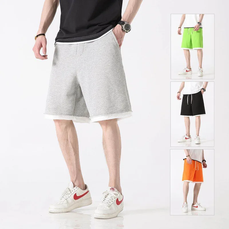2022 summer new men's casual pants solid color five-point pants men's plus size sports pants beach pants shorts
2022 summer new men's casual pants solid color five-point pants men's plus size sports pants beach pants shorts