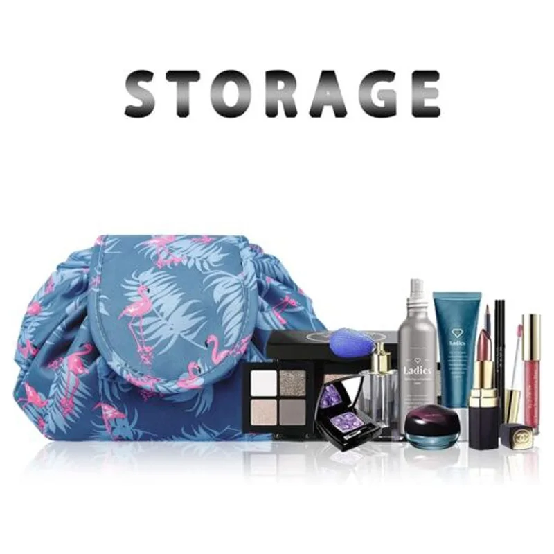 Lazy Drawstring Magic Cosmetic Pouch Bag, Fashion Portable Magic Kit Organizer Travel Drawstring Organizer Makeup Bag Toiletry
Lazy Drawstring Magic Cosmetic Pouch Bag, Fashion Portable Magic Kit Organizer Travel Drawstring Organizer Makeup Bag Toiletry
