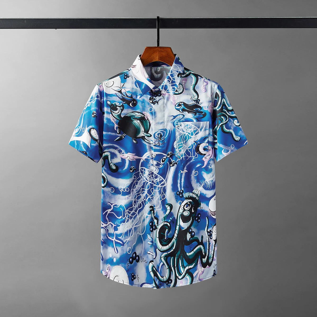 2022 Summer Male Shirts Luxury Short Sleeve Allover Printed Casual Mens Dress Shirts Fashion Slim Fit Party Man Shirts 2XL
2022 Summer Male Shirts Luxury Short Sleeve Allover Printed Casual Mens Dress Shirts Fashion Slim Fit Party Man Shirts 2XL