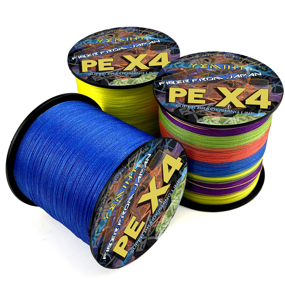 YEMIHT 4 Strands Strong Braided Fishing Line 100M Smooth Multifilament PE Line 4.8kg-36.8kg Carp Trout Saltwater Fishing Line
YEMIHT 4 Strands Strong Braided Fishing Line 100M Smooth Multifilament PE Line 4.8kg-36.8kg Carp Trout Saltwater Fishing Line