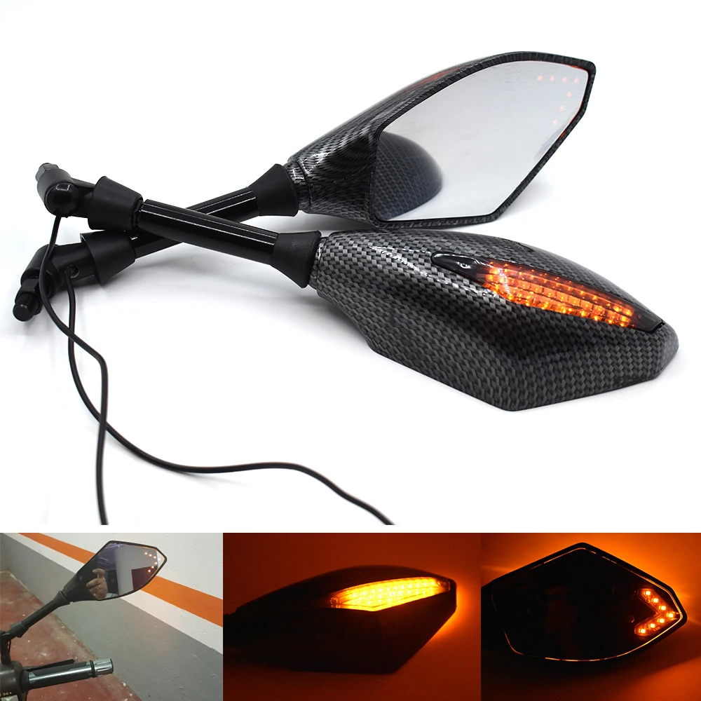 Universal 10mm Motorcycle LED Turn Signal Rearview Mirror For KAWASAKI Z800 Z900 Z1000 ER-6F ER-6N ZX6R ZX9R ZX10R Ninja 400 650
Universal 10mm Motorcycle LED Turn Signal Rearview Mirror For KAWASAKI Z800 Z900 Z1000 ER-6F ER-6N ZX6R ZX9R ZX10R Ninja 400 650