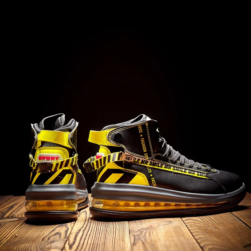 New Black Men Shoes Luxury Brand Sneakers Fashion High Top Air Cushion Sneakers Men Casual Shoes Platform Mens Designer Trainers
New Black Men Shoes Luxury Brand Sneakers Fashion High Top Air Cushion Sneakers Men Casual Shoes Platform Mens Designer Trainers