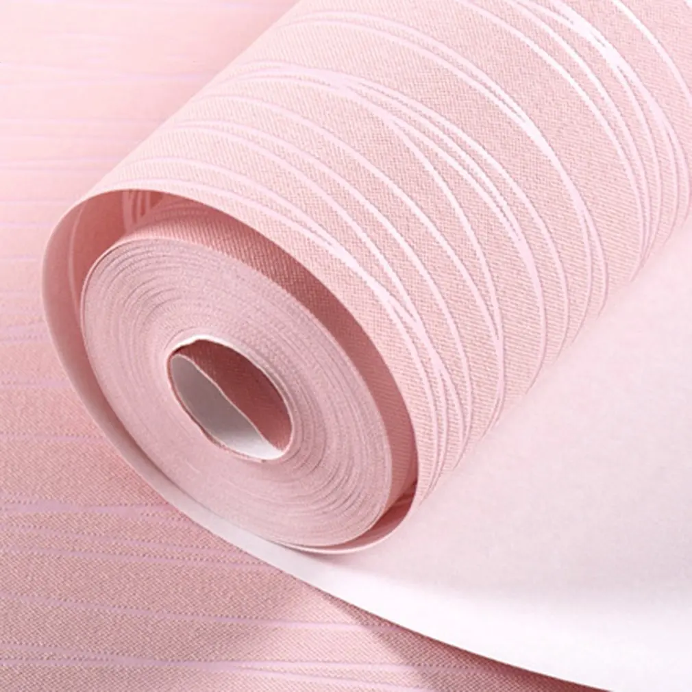 Simple Home Stripe Wallpaper Modern Bedroom Wallcovering Wall Paper For Living Room Decoration Roll Home Sticker light pink
Simple Home Stripe Wallpaper Modern Bedroom Wallcovering Wall Paper For Living Room Decoration Roll Home Sticker light pink
