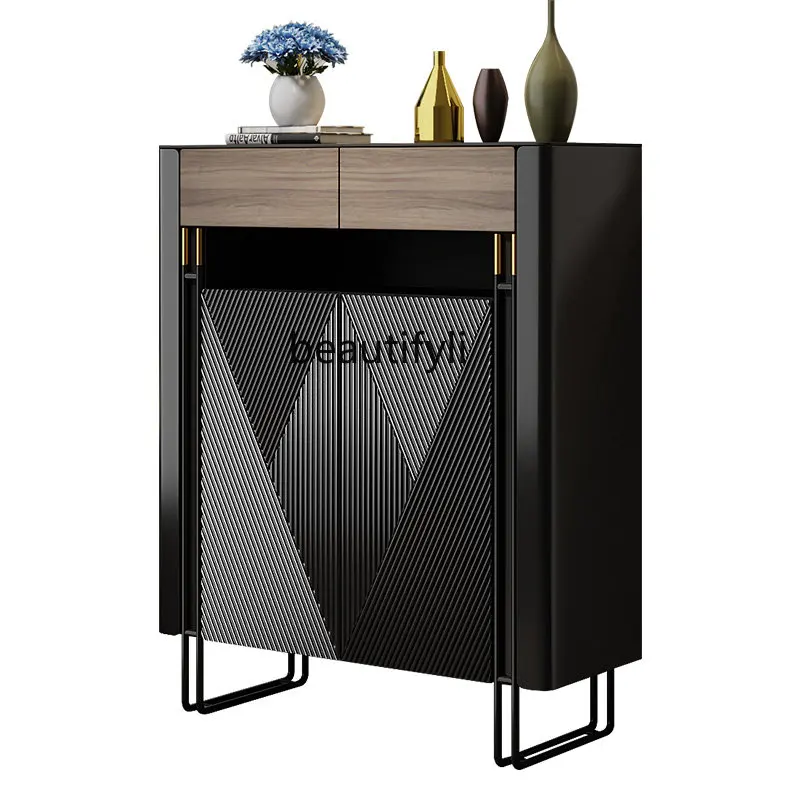 yj Light Luxury Shoe Cabinet Italian Minimalist with Drawer Storage Entrance Cabinet Modern Minimalist Storage Shoe Cabinet
yj Light Luxury Shoe Cabinet Italian Minimalist with Drawer Storage Entrance Cabinet Modern Minimalist Storage Shoe Cabinet