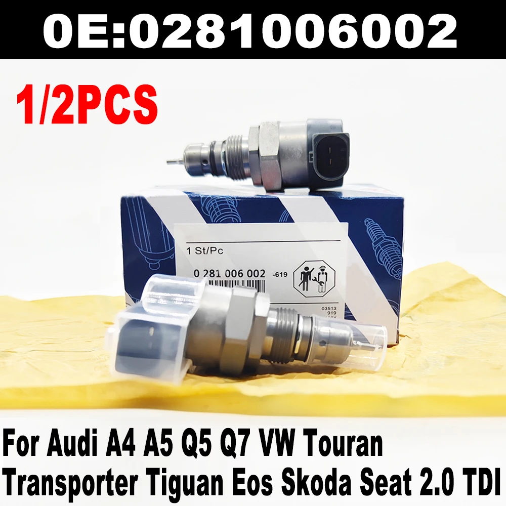 OEM 0281002858,0281002859,0281006002 For B-osch Genuine New Fuel Pressure Regulator, DRV valve For A-Audi A4 A5 Q5 Q7 V-VW
OEM 0281002858,0281002859,0281006002 For B-osch Genuine New Fuel Pressure Regulator, DRV valve For A-Audi A4 A5 Q5 Q7 V-VW