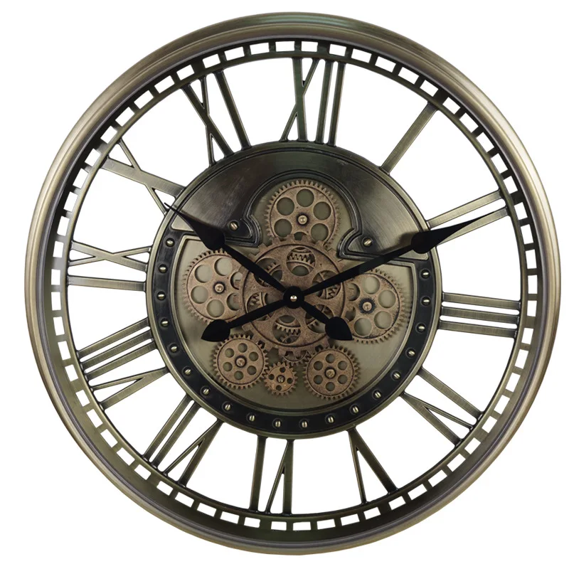 Large Metal Gear Wall Clock Vintage Silent Watches Industrial Style Luxury Clocks Wall Home Decor Living Room Decoration Gift
Large Metal Gear Wall Clock Vintage Silent Watches Industrial Style Luxury Clocks Wall Home Decor Living Room Decoration Gift