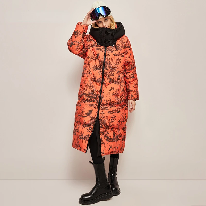 2022 Winter New Down jacket Hoodedd Couple's Same Ink Painting Korean Hooded Thickened Fashion Down Coat Women Y22520
2022 Winter New Down jacket Hoodedd Couple's Same Ink Painting Korean Hooded Thickened Fashion Down Coat Women Y22520
