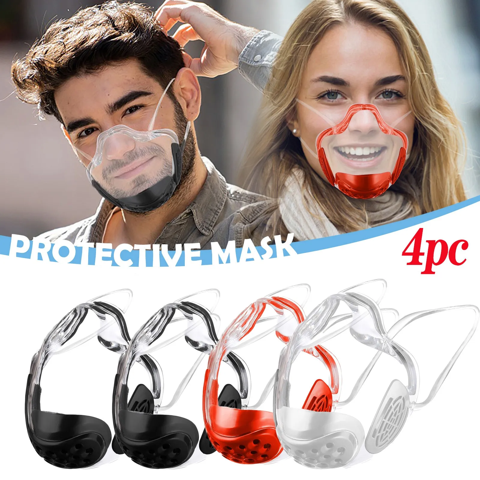 Adult Transparent Lips Solid Disposable Face Mask' 3Ply Earloop Mask' Eye Shield Reusable Cosplay Mask' Lavable Masque mascara
Adult Transparent Lips Solid Disposable Face Mask' 3Ply Earloop Mask' Eye Shield Reusable Cosplay Mask' Lavable Masque mascara