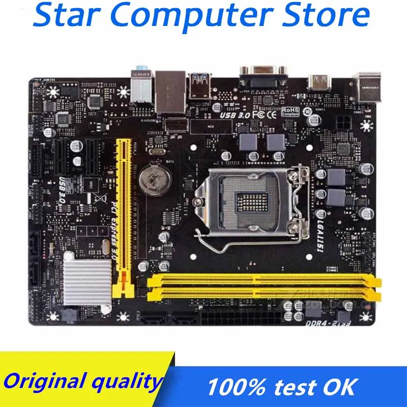 Socket LGA 1151 Biostar H110MHC Original Desktop Motherboard DDR4 PCI-E 3.0 For Intel H110 Used motherboard
Socket LGA 1151 Biostar H110MHC Original Desktop Motherboard DDR4 PCI-E 3.0 For Intel H110 Used motherboard