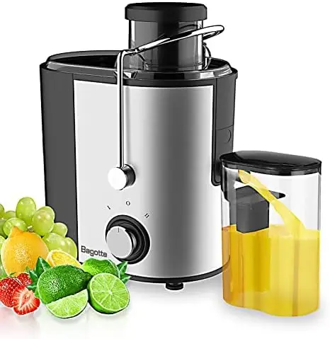 Bagotte Centrifugal Juicer, 65mm Wide Feed Chute Juicer Machines for Whole Fruit and Vegetable, High Juice Yield Dual-Speed Juic
Bagotte Centrifugal Juicer, 65mm Wide Feed Chute Juicer Machines for Whole Fruit and Vegetable, High Juice Yield Dual-Speed Juic