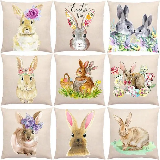 Free Shipping Easter Linen Pillow Case Cushion Cushion Cover Car Home Decoration A005
Free Shipping Easter Linen Pillow Case Cushion Cushion Cover Car Home Decoration A005