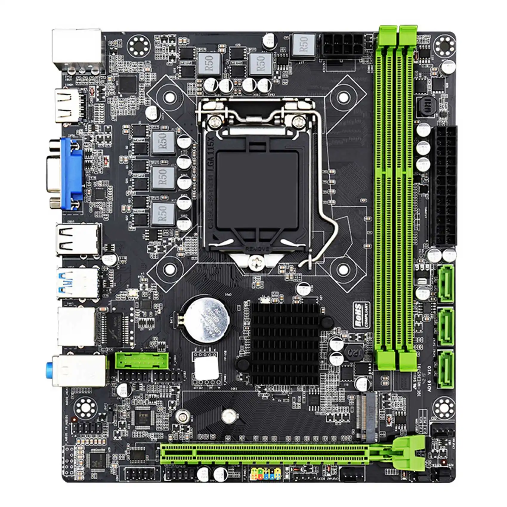 Материнская плата H310B для компьютера, материнская плата для Matx сервера и настольного компьютера, LGA1151, поддерживает DDR4, Память RAM, поддерживает максимум 32 Гб
Материнская плата H310B для компьютера, материнская плата для Matx сервера и настольного компьютера, LGA1151, поддерживает DDR4, Память RAM, поддерживает максимум 32 Гб