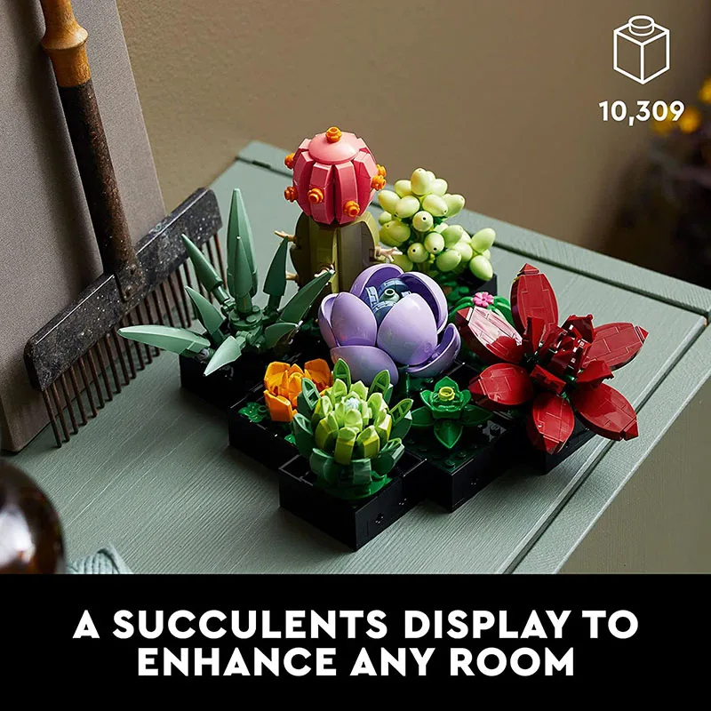 Icons Succulents 10309 Artificial Plants Set for Adults Home Decor Birthday Creative Gifts Botanical Collection Decoration
Icons Succulents 10309 Artificial Plants Set for Adults Home Decor Birthday Creative Gifts Botanical Collection Decoration