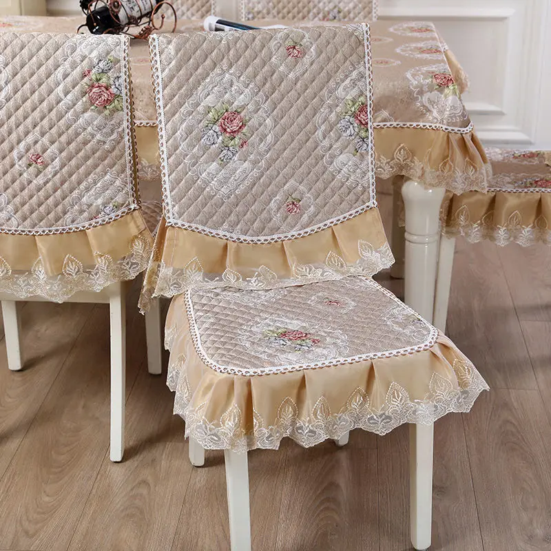Embroidery Floral Cushion One-piece Dining Chair Cover Home Decor Backrest Cover Chair Cover European Style Non-slip Seat Mat
Embroidery Floral Cushion One-piece Dining Chair Cover Home Decor Backrest Cover Chair Cover European Style Non-slip Seat Mat