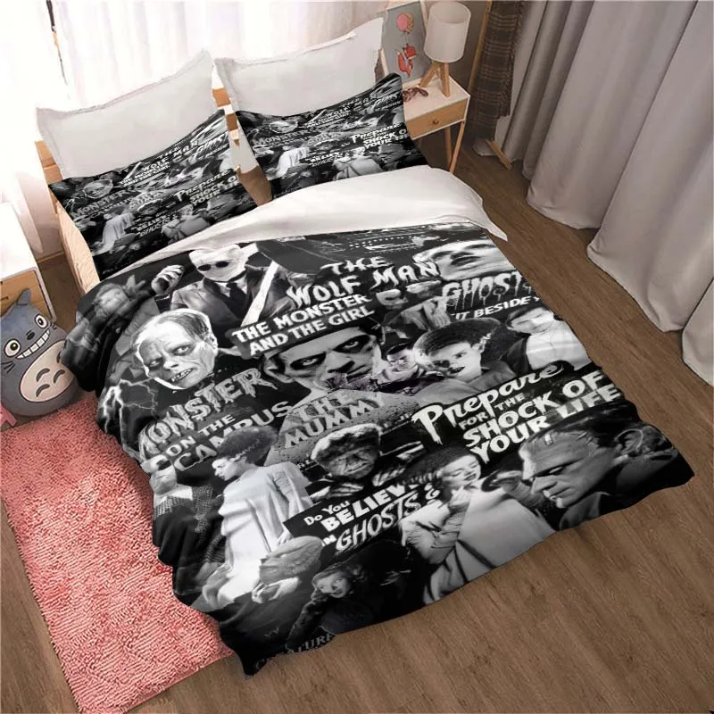 B-Bride of Frankenstein Sheets Quilt Covers Bedding Dormitory Sheets Three-piece Bedding Set Three-piece Soft Warm Bedding Set 
B-Bride of Frankenstein Sheets Quilt Covers Bedding Dormitory Sheets Three-piece Bedding Set Three-piece Soft Warm Bedding Set