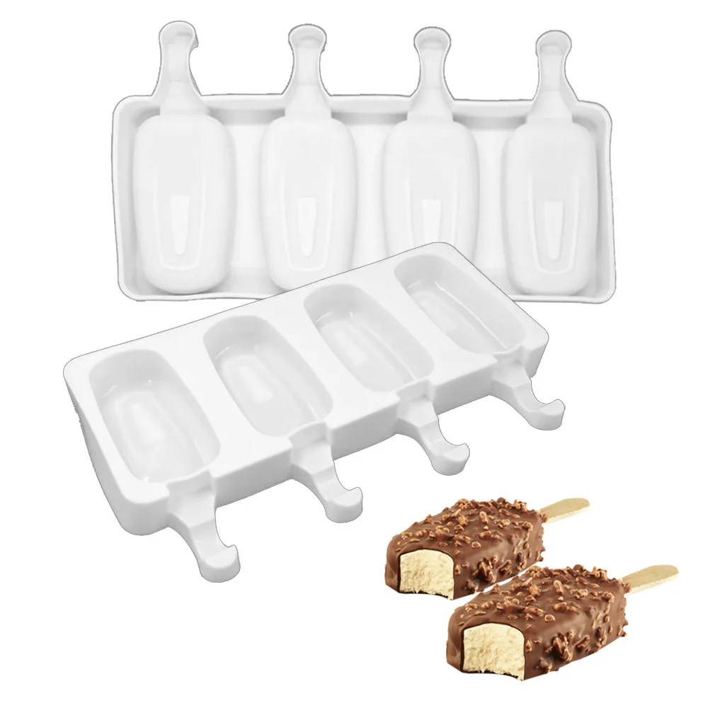 4/3 Cell Ice Cream Silicone Mold Summer Popsicle Mold Ice Pop Maker Fruit Juice Freezer Ice Tray Popsicle Mold Cake Baking Tools
4/3 Cell Ice Cream Silicone Mold Summer Popsicle Mold Ice Pop Maker Fruit Juice Freezer Ice Tray Popsicle Mold Cake Baking Tools