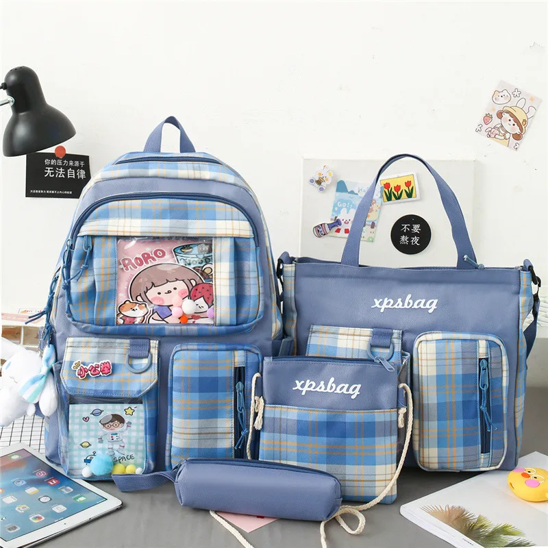 4 шт./комплект, женские рюкзаки и сумки для ноутбука
4 шт./комплект, женские рюкзаки и сумки для ноутбука