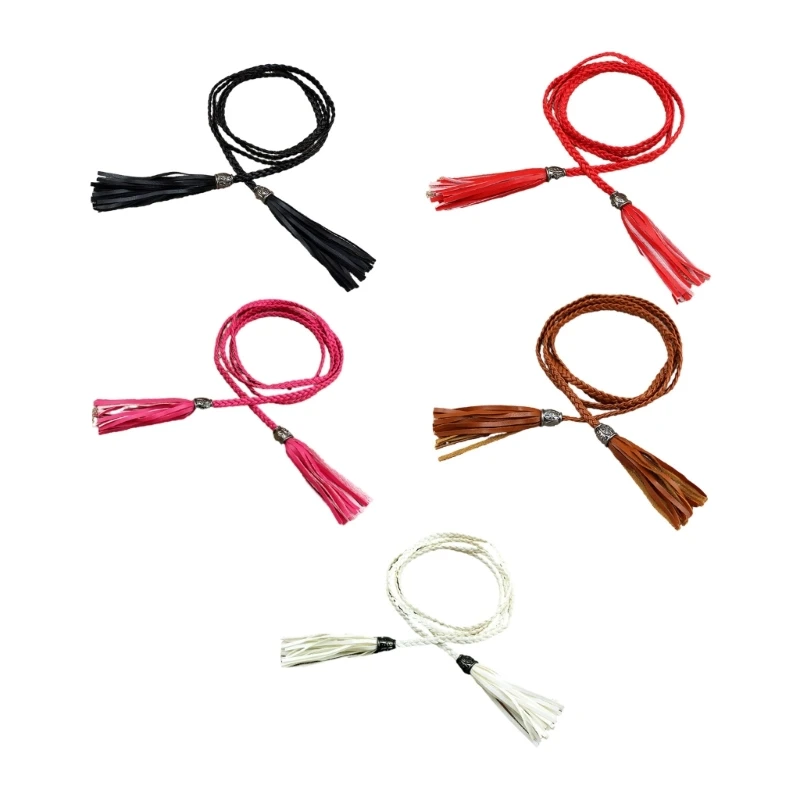 Self-Tie Waist Belt for Women Seaside Braided Dress Belt Multi-color Can Choose D5QB
Self-Tie Waist Belt for Women Seaside Braided Dress Belt Multi-color Can Choose D5QB