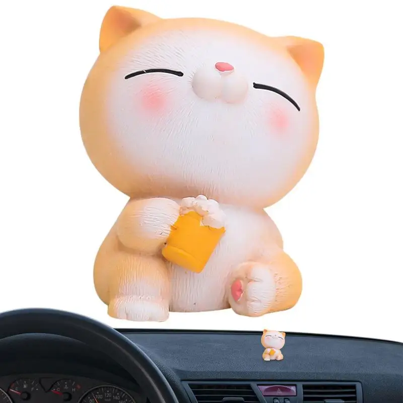 Украшение для приборной панели в виде кошки, милые миниатюрные фигурки кошек для детей, украшение для автомобиля из смолы, кошки, искусственные сувениры, ландшафтное украшение, кекс
Украшение для приборной панели в виде кошки, милые миниатюрные фигурки кошек для детей, украшение для автомобиля из смолы, кошки, искусственные сувениры, ландшафтное украшение, кекс