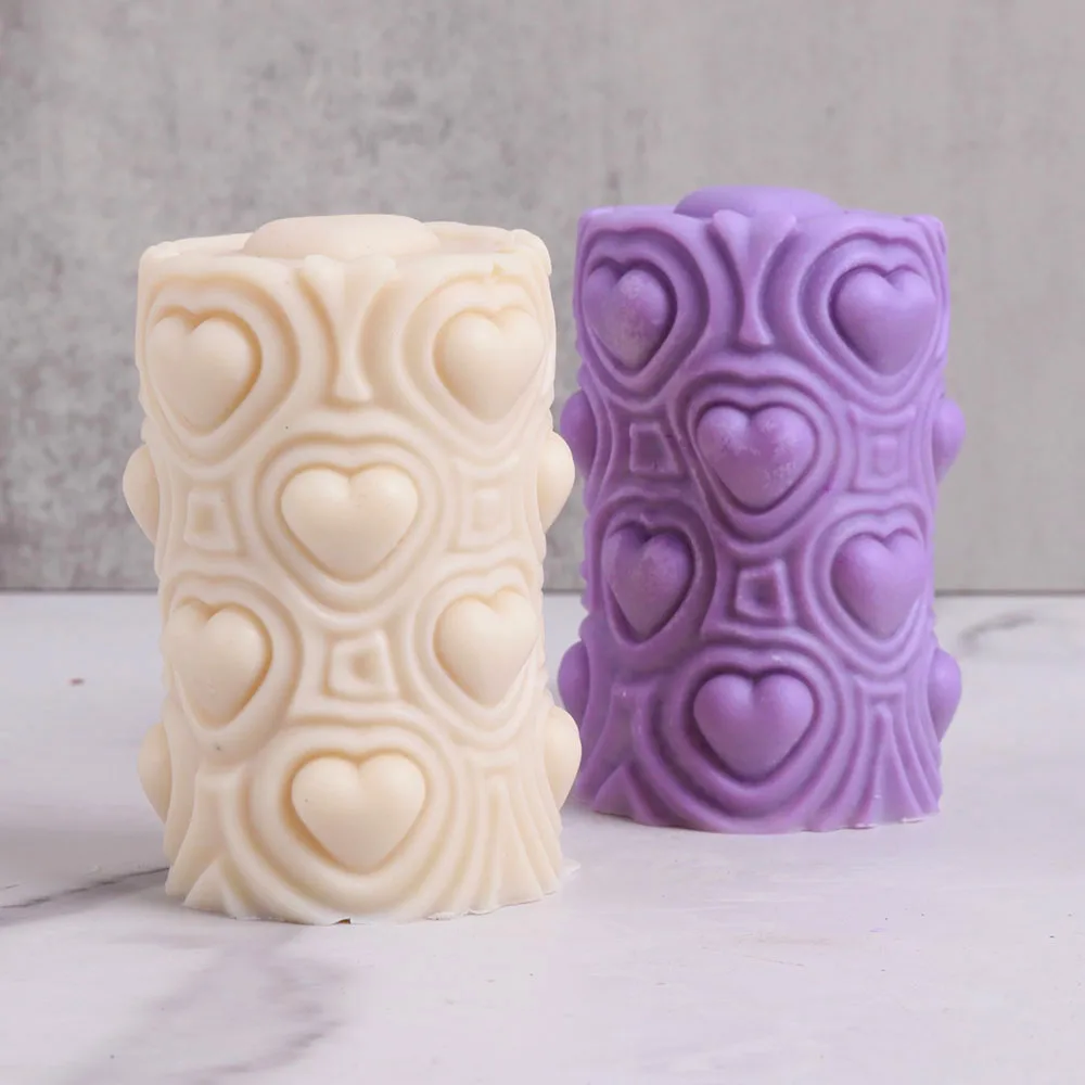 Love Heart Cylindrical Candle Silicone Mold DIY Aromatherapy Gypsum Candle Making Mould Chocolate Cake Baking Tools Desk Decor
Love Heart Cylindrical Candle Silicone Mold DIY Aromatherapy Gypsum Candle Making Mould Chocolate Cake Baking Tools Desk Decor