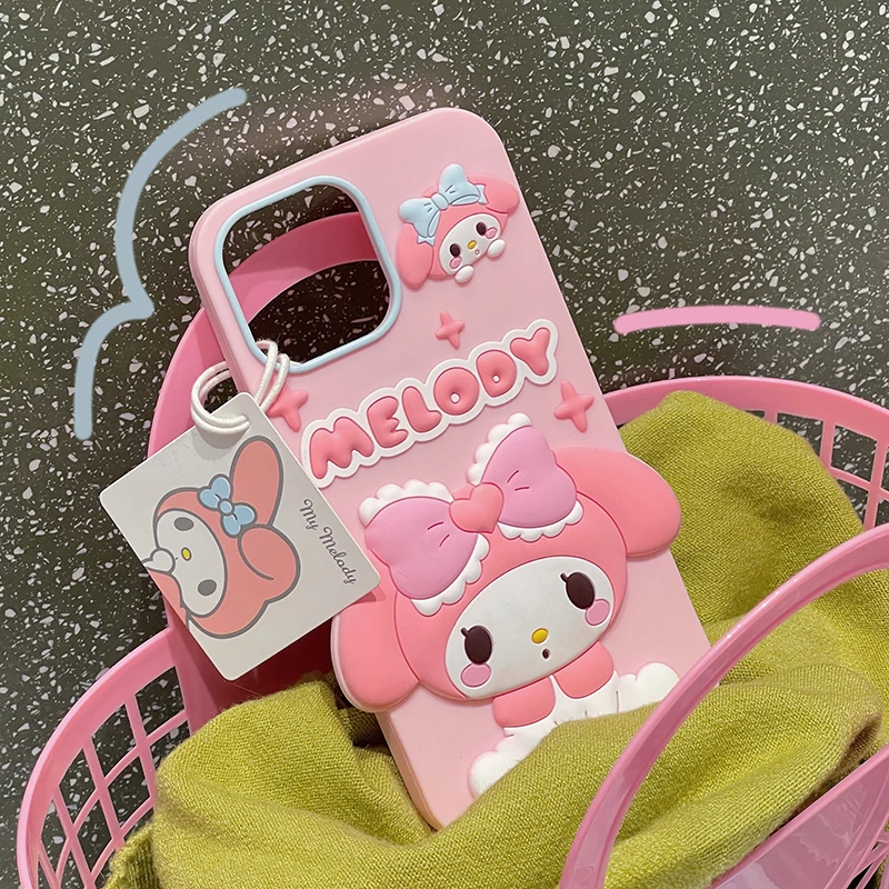 3D Sanrio My Melody three-dimensional luxury Pink Phone Cases For iPhone 15 14 13 12 11 Pro Anti-fall Back Cover
3D Sanrio My Melody three-dimensional luxury Pink Phone Cases For iPhone 15 14 13 12 11 Pro Anti-fall Back Cover