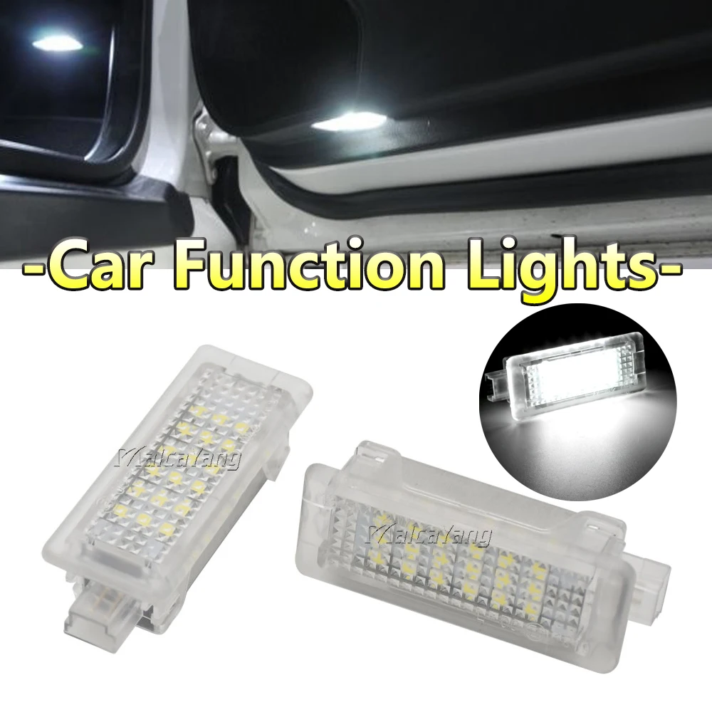 

2Pcs LED Car Step Courtesy Door Lights Welcome Lamp For Mercedes Benz ML-Class W166 E-Class Couple C207 Cabriolet A207 2009-up