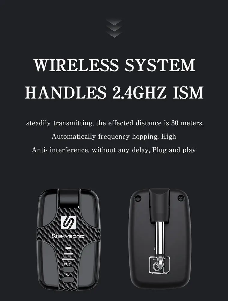 Transmitter Receiver Skysonic Sw-03 Acoustic Guitar Wireless System Pickup Electric For Bass Guitar Parts
Transmitter Receiver Skysonic Sw-03 Acoustic Guitar Wireless System Pickup Electric For Bass Guitar Parts