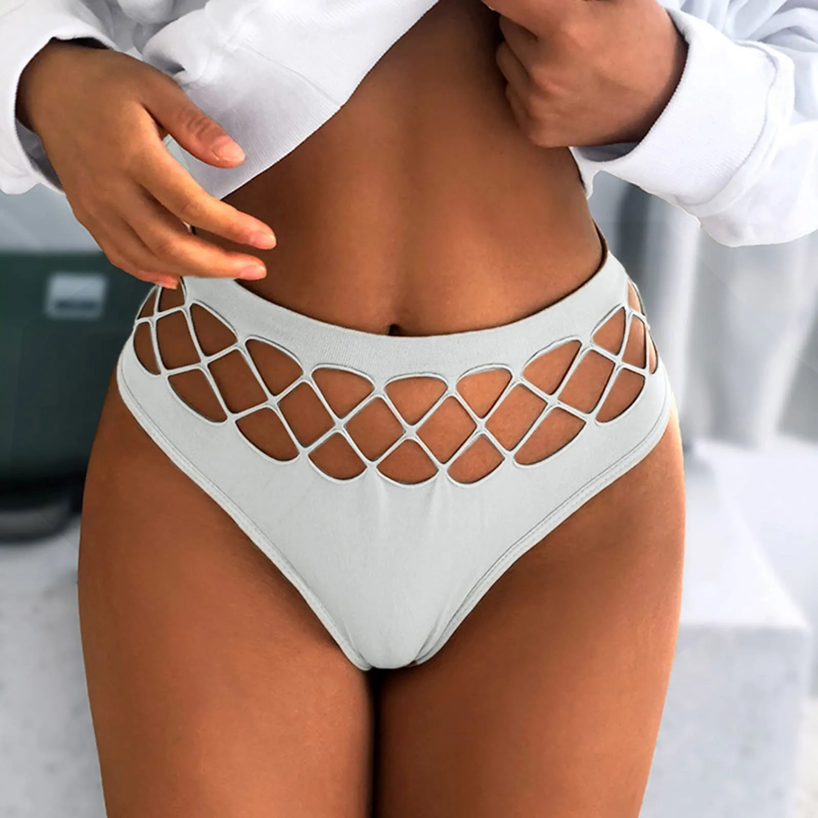 Sexy Hollow Out Panties High Waist Solid Color Underwear Soft Breathable Cross New Underpants Comfortable Bowknot Pantyc Summer
Sexy Hollow Out Panties High Waist Solid Color Underwear Soft Breathable Cross New Underpants Comfortable Bowknot Pantyc Summer