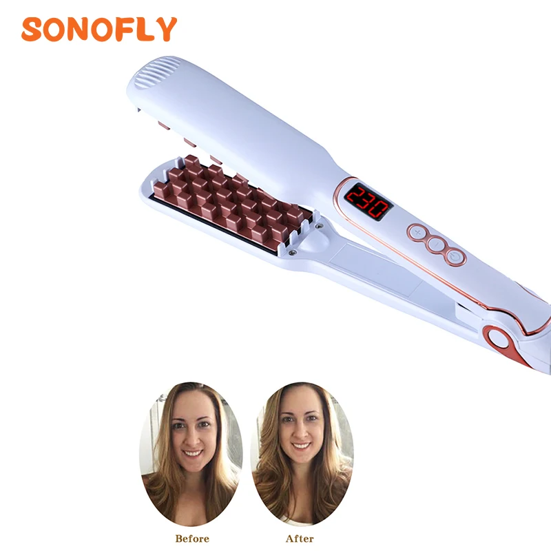 SONOFLY Anion Care Hair Curler Electric Corn Perm Splint Hair Fluffy LCD Display 120℃-230℃ Wand Wavers Curling Iron Home JF-685 
SONOFLY Anion Care Hair Curler Electric Corn Perm Splint Hair Fluffy LCD Display 120℃-230℃ Wand Wavers Curling Iron Home JF-685