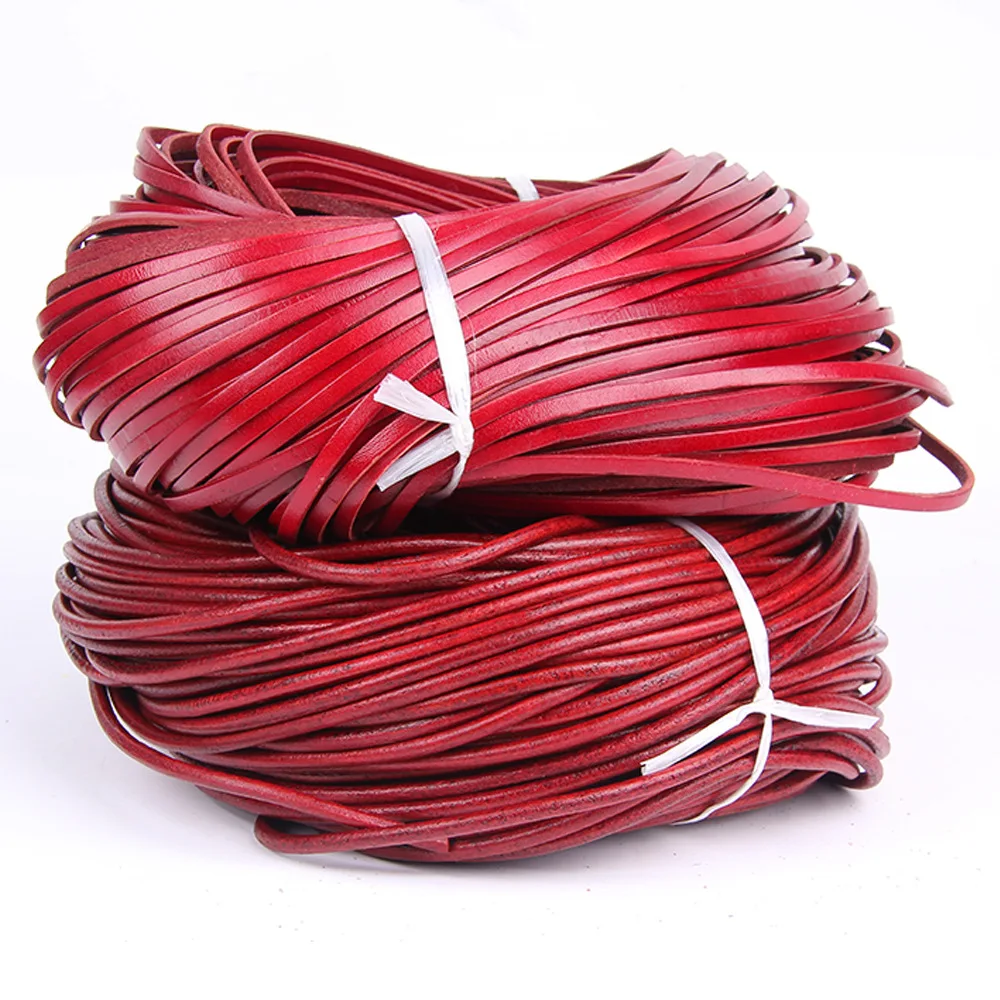 2 Meter 2-20mm Red Retro Coffee Cow Leather Strap Findings Flat/Round Leather Cord String Rope DIY Bracelet Making
2 Meter 2-20mm Red Retro Coffee Cow Leather Strap Findings Flat/Round Leather Cord String Rope DIY Bracelet Making