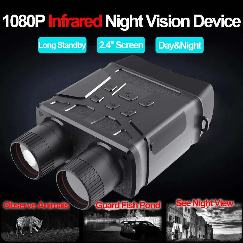 

1080P Night Vision Device Binoculars Goggles Infrared Digital Hunting Telescope Equipment 300m Distance for Hunting Camping