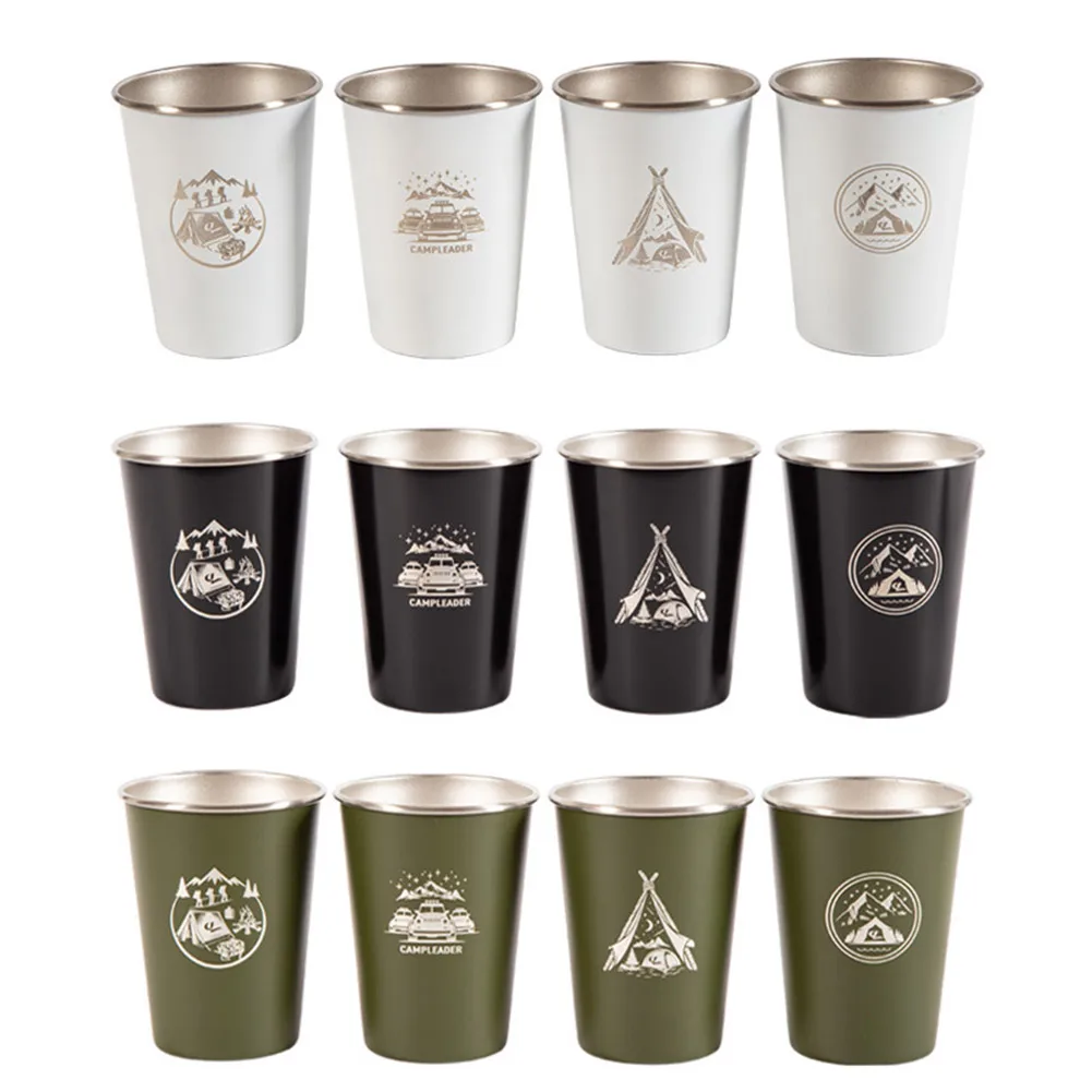 350ml 4-Pack Portable 304 Stainless Steel Mugs Camping Coffee Cups Water Cups Outdoor Travel Coffee Mug Hiking Camping Water
350ml 4-Pack Portable 304 Stainless Steel Mugs Camping Coffee Cups Water Cups Outdoor Travel Coffee Mug Hiking Camping Water