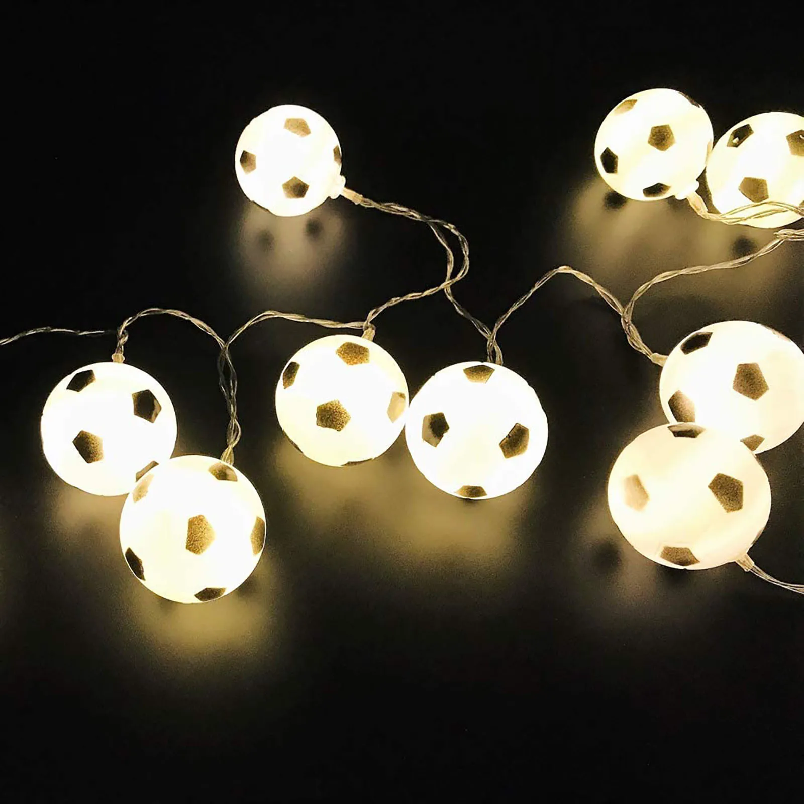 LED Decorative Lights Football Lamp Creative Light String For Home Living Room Decoration Children's Boy's Bedroom Decor Pendant
LED Decorative Lights Football Lamp Creative Light String For Home Living Room Decoration Children's Boy's Bedroom Decor Pendant