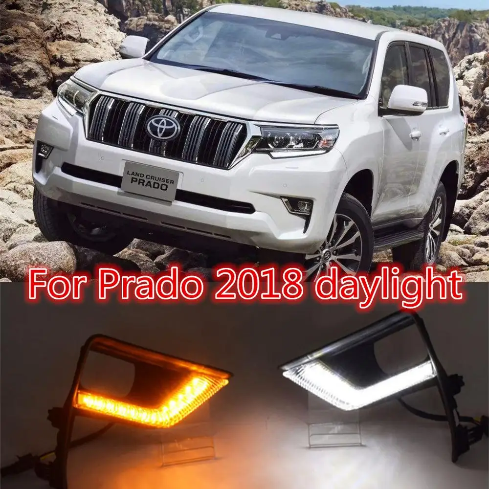 Светодиодный дневные ходовые огни для Toyota Land Cruiser Prado 2018, 2019, 2020, 2021, дневсветильник ходовые огни, противотуманные фары с указателем поворота, ...
Светодиодный дневные ходовые огни для Toyota Land Cruiser Prado 2018, 2019, 2020, 2021, дневсветильник ходовые огни, противотуманные фары с указателем поворота, ...