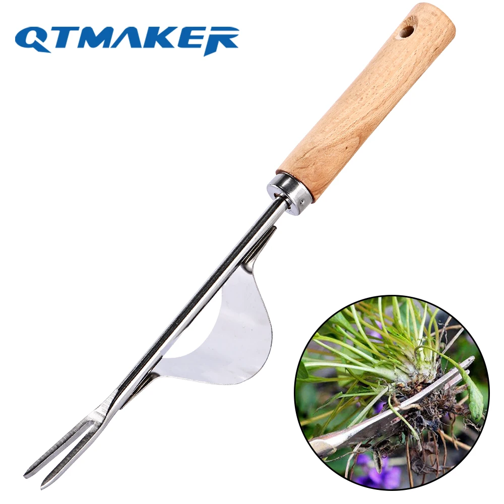 Wood Handle Stainless Steel Weed Remover Garden Manual Hand Weeder Tool for Yard Lawn and Farm
Wood Handle Stainless Steel Weed Remover Garden Manual Hand Weeder Tool for Yard Lawn and Farm