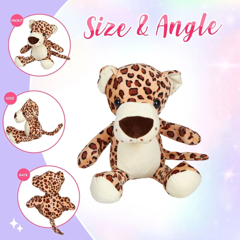 GXMB 40cm Charm Light Up LED Leopard Plush Animal Flashing Doll Glow in the Dark Holiday Home Decor Window Display Kids Favor
GXMB 40cm Charm Light Up LED Leopard Plush Animal Flashing Doll Glow in the Dark Holiday Home Decor Window Display Kids Favor