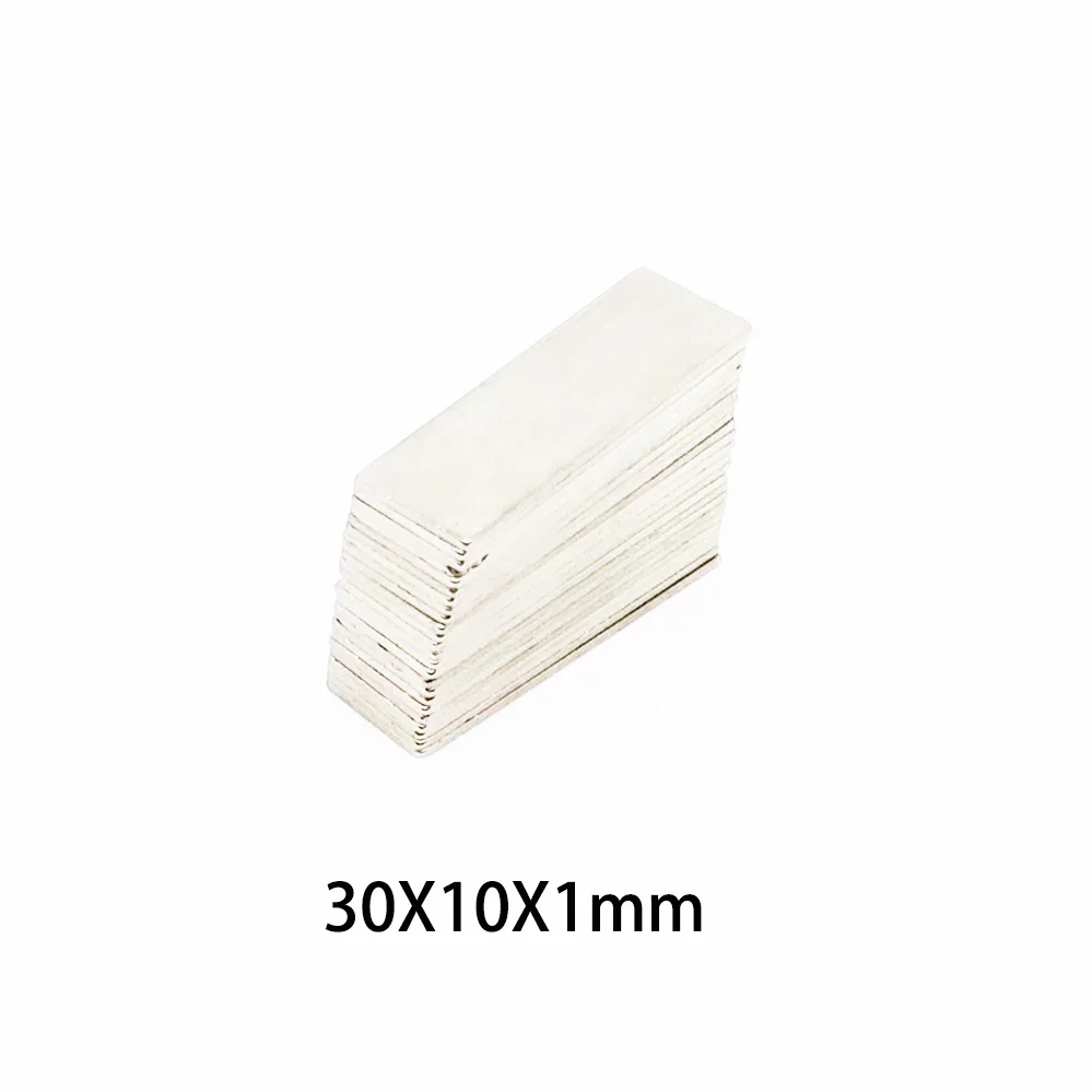 10/20/50/100/200PCS 30x10x1mm Thin Quadrate Rare Earth Neodymium Magnet Strong 30x10x1 Block Search Magnet Sheet 30*10*1 mm 
10/20/50/100/200PCS 30x10x1mm Thin Quadrate Rare Earth Neodymium Magnet Strong 30x10x1 Block Search Magnet Sheet 30*10*1 mm