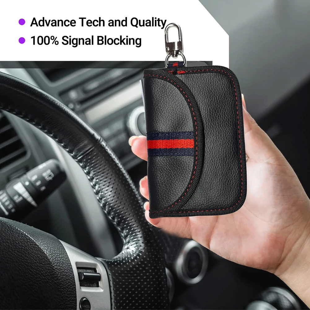 Bag Car Key Bag 12.7*8cm Black Carbon Fiber Texture Material Faraday Bag Have Two Bags PU Leather 2 Pack Brand New
Bag Car Key Bag 12.7*8cm Black Carbon Fiber Texture Material Faraday Bag Have Two Bags PU Leather 2 Pack Brand New