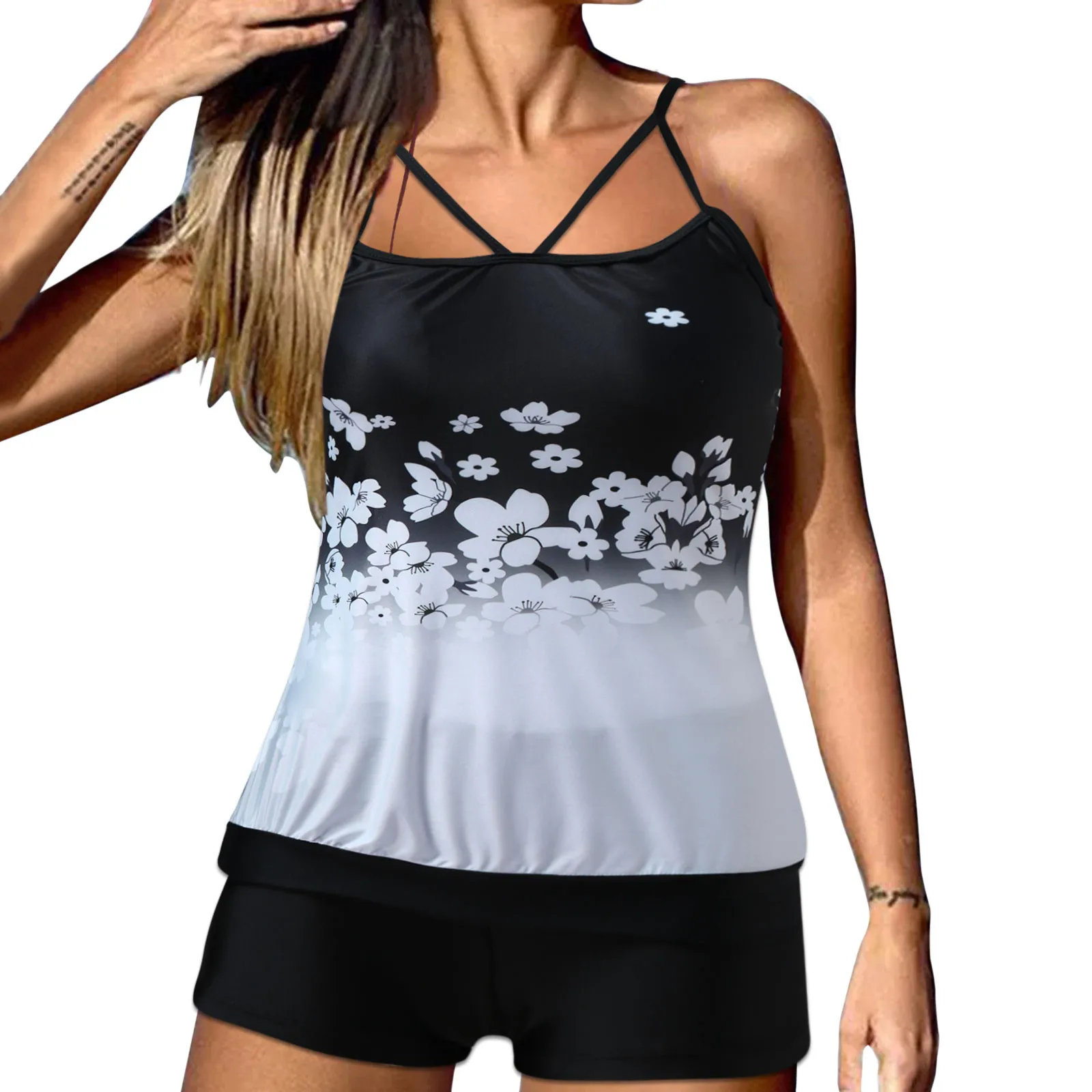 Женские Танкини, купальник из 2 предметов, бикини 2022, Женский комплект с цифровым принтом, пляжный раздельный купальник на бретелях, пляжная ...
Женские Танкини, купальник из 2 предметов, бикини 2022, Женский комплект с цифровым принтом, пляжный раздельный купальник на бретелях, пляжная ...