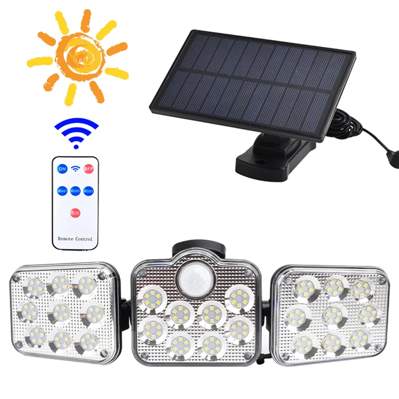 Super Bright Solar Lights Wide Angle Illumination Remote Control Wall Lamp with Adjustable Head Wide Lighting Angle LED Flood
Super Bright Solar Lights Wide Angle Illumination Remote Control Wall Lamp with Adjustable Head Wide Lighting Angle LED Flood