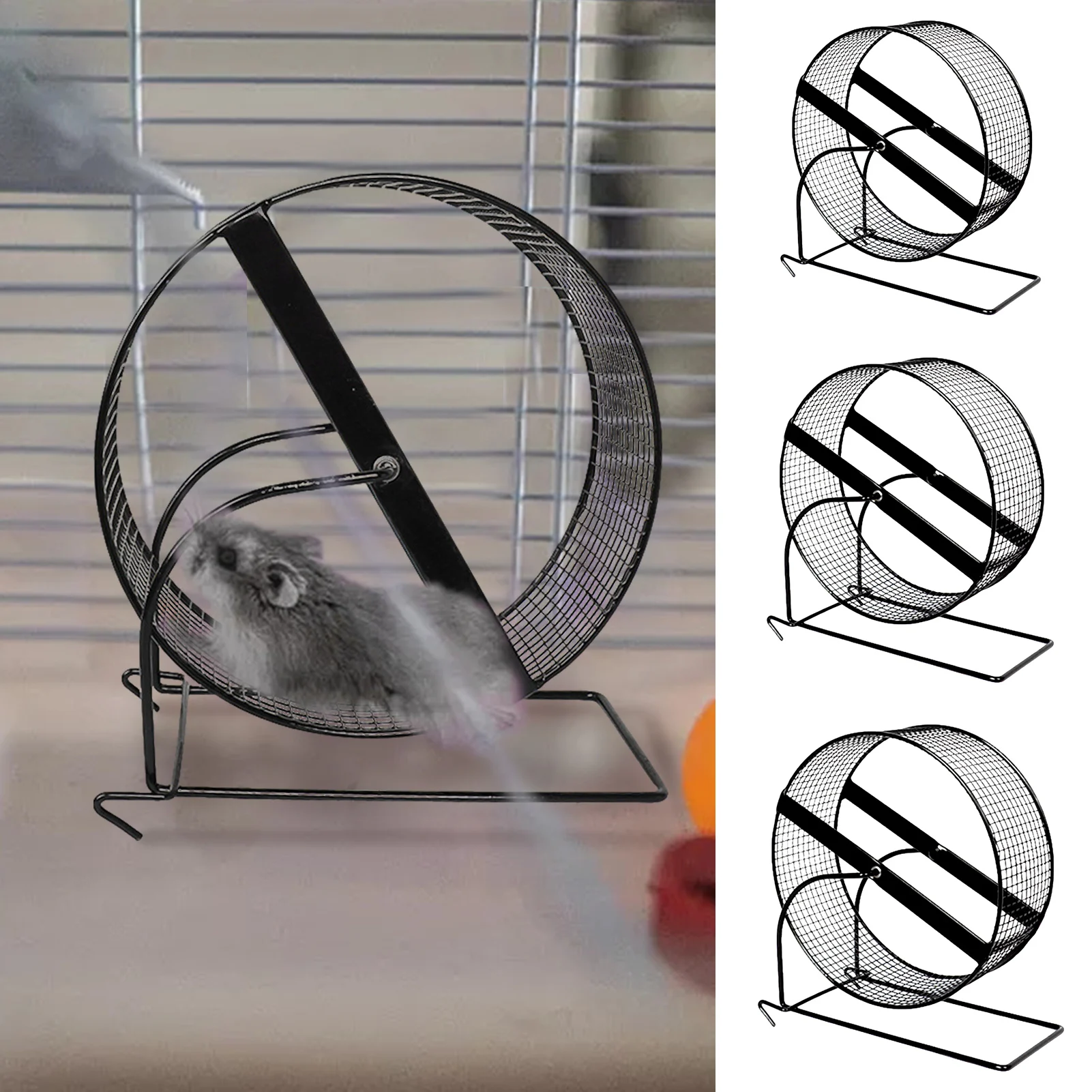 3 Size Hamster Running Wheel Silent Rotatory Jogging Wheel Pet Sports Wheel Toys Hamster Squirrel Chinchillas Little Cat
3 Size Hamster Running Wheel Silent Rotatory Jogging Wheel Pet Sports Wheel Toys Hamster Squirrel Chinchillas Little Cat