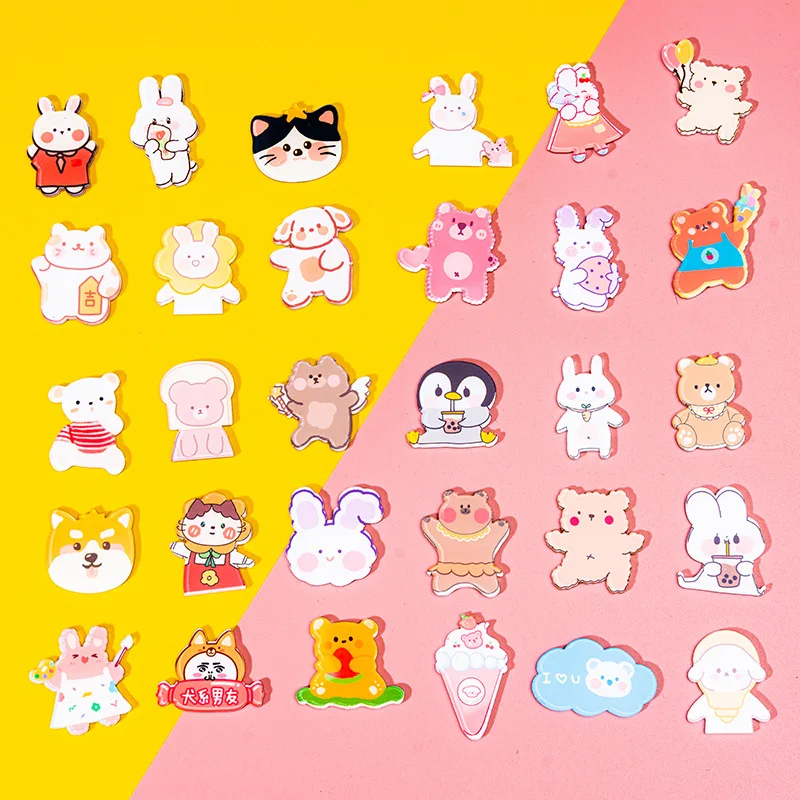 Japanese Ins Cartoon Badge Brooch Acrylic Patch Girl Accessory Teddy Bear Bunny Brooch Animal Pin Schoolbag Pendant Accessories
Japanese Ins Cartoon Badge Brooch Acrylic Patch Girl Accessory Teddy Bear Bunny Brooch Animal Pin Schoolbag Pendant Accessories